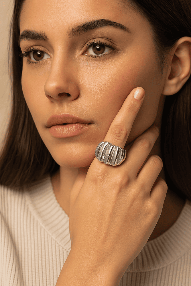Bague Femme Max Wave Argentée